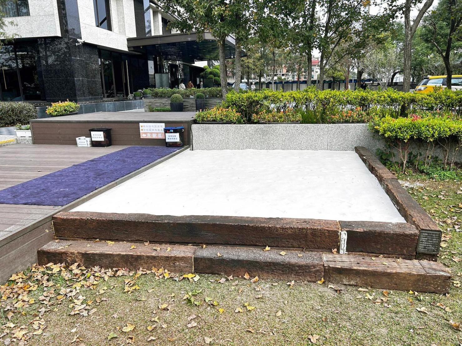 Hsin Hotel Chiayi Eksteriør billede The sandpit at the 2019 Australian Open